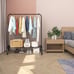 Metal Clothing Rack, 43.3 Inches Garment Rack with Bottom Shelf(FREE SHIPPING)