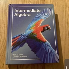 Intermediate algebra college book