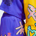 adidas Originals® Love Cropped Fleece Vibe 90’s Hoodie in Neon Multi HC3080 - XS