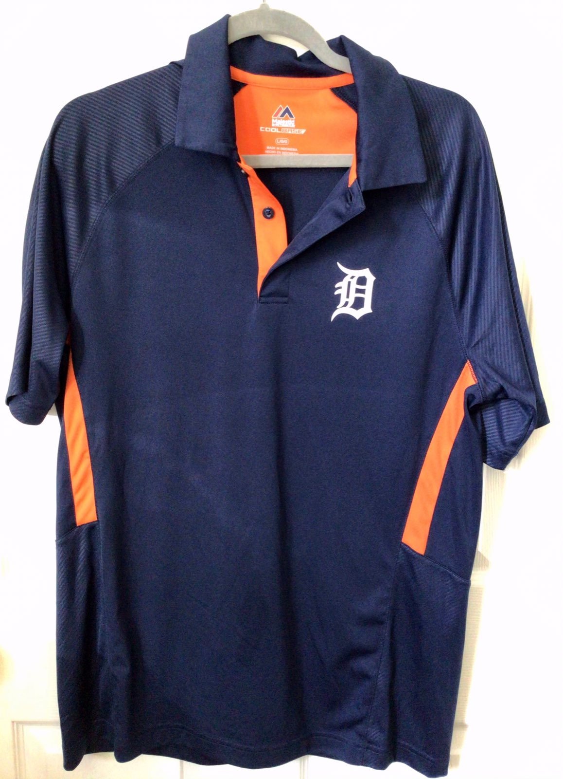 Majestic Detroit Tigers orange and blue
