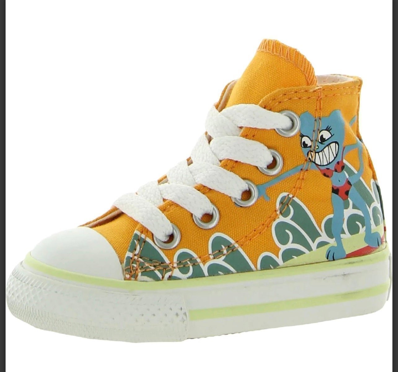 Toddler Converse Canvas Printed High-Top Sneakers Size 3
