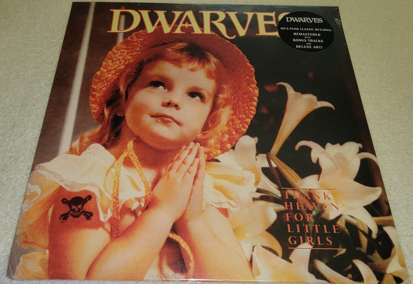 DWARVES~THANK HEAVEN FOR LITTLE GIRLS~NEW SEALED VINYL LP WITH HYPE STICKER