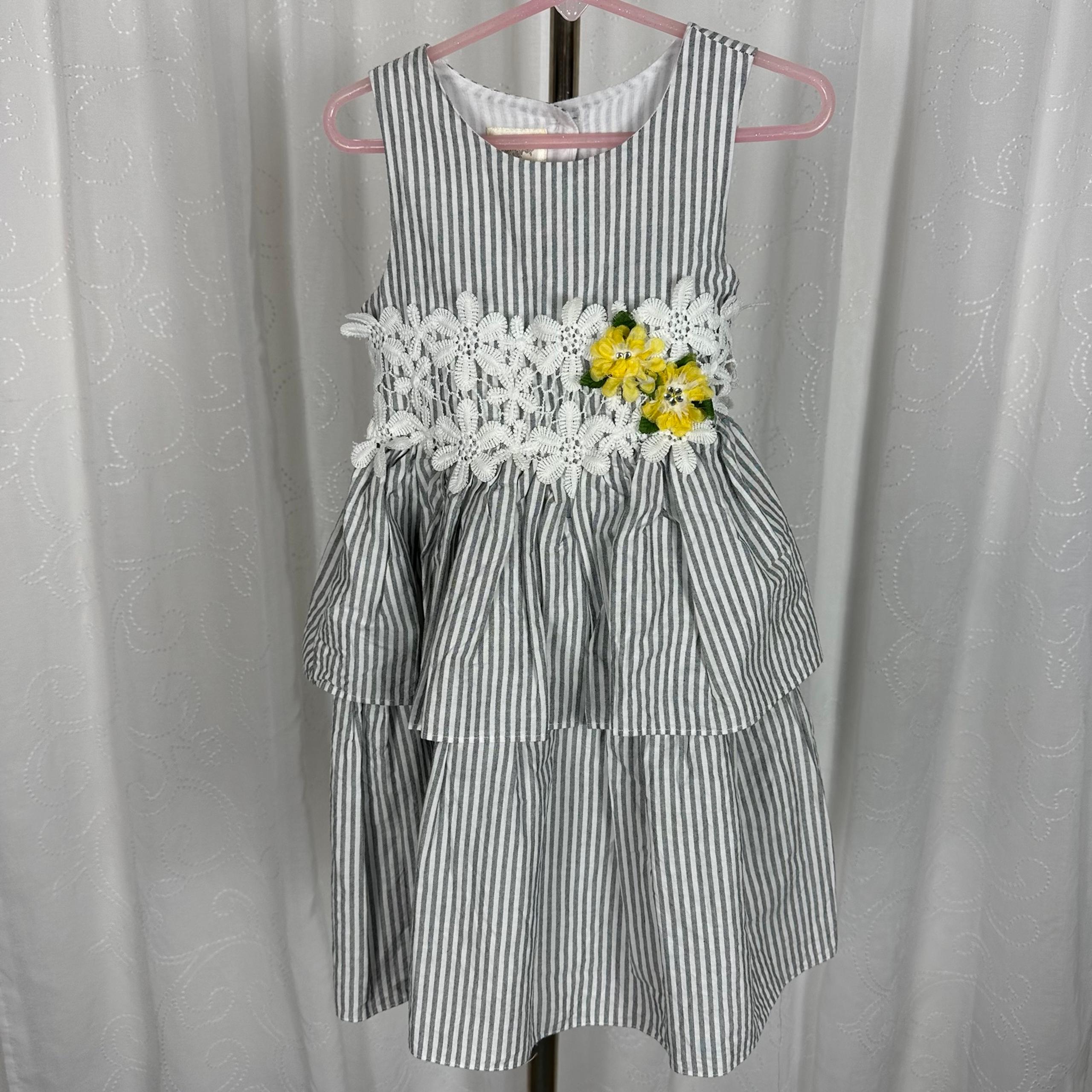 Laura Ashley London striped dress 4T