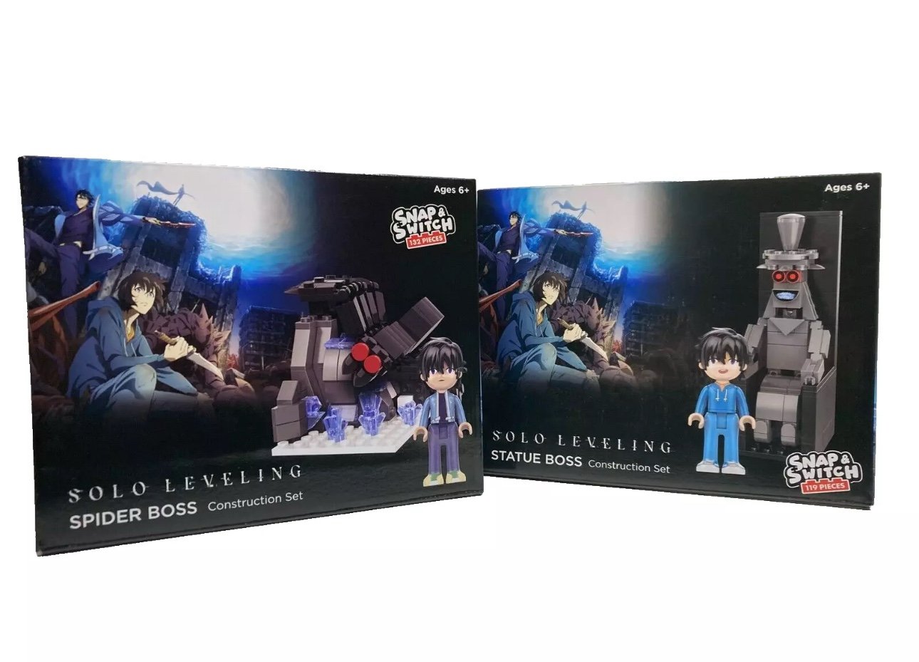 Solo Leveling 1 Statue BOSS and Spider Snap & Switch Construction Sets 251 pc