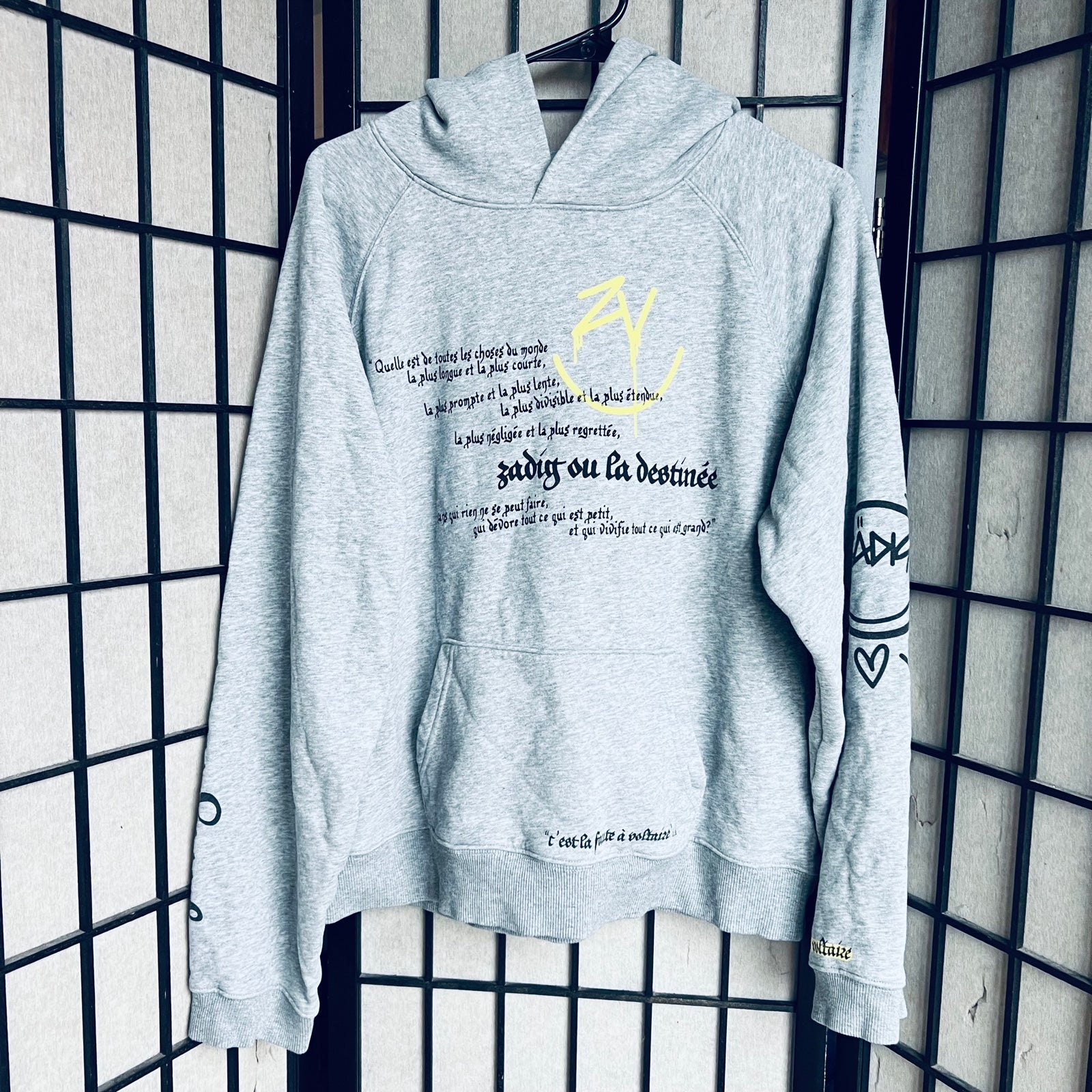 Zadig & Voltaire hotsell Georgy Smiley hoodie sz L