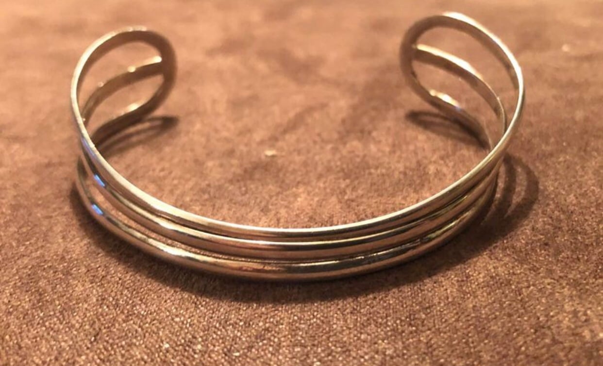 Vintage Sterling Silver Cuff Bracelet