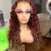 Lace front human hair wig