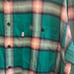 Vintage 1993 Levi's Flannel Plaid Shirt Green Men’s Size L NWT