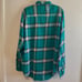 Vintage 1993 Levi's Flannel Plaid Shirt Green Men’s Size L NWT