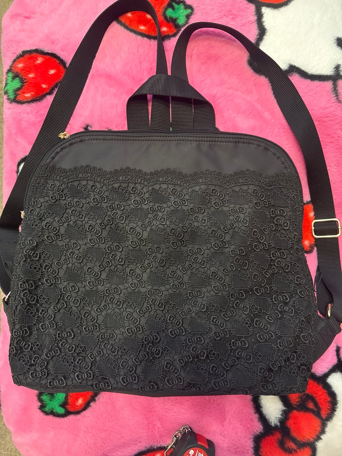Hello kitty black backpack