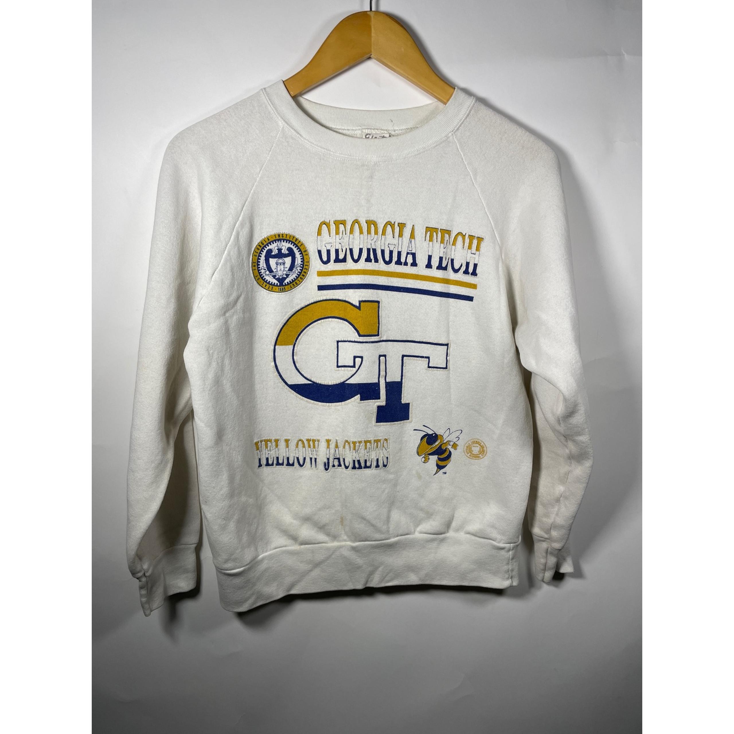 Vintage Georgia Tech Yellow Jackets Sweatshirt Crewneck Pullover Mens Medium