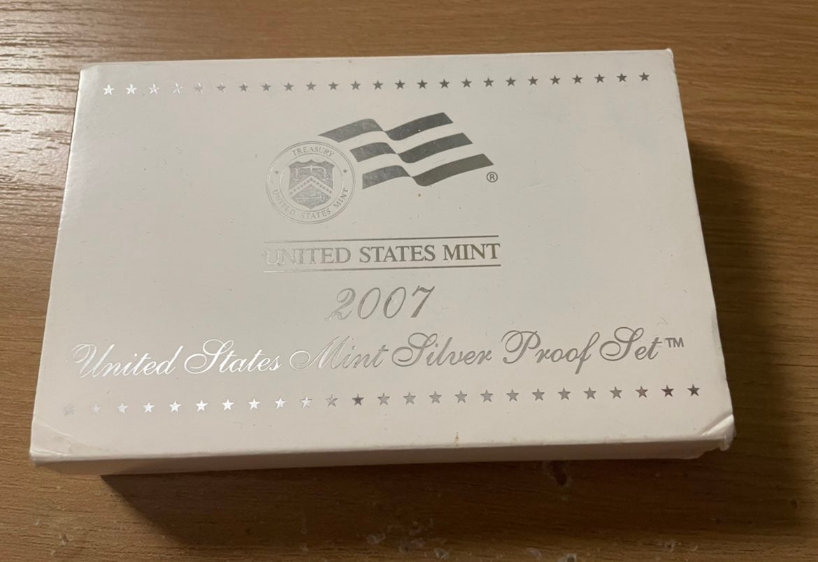2007 US Mint Silver Proof Set with COA