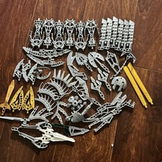 Lego Bionicle Weapon Lot 47 Pieces