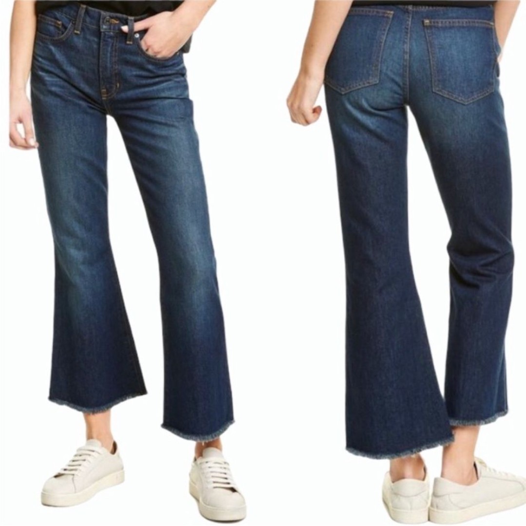 NWT Veronica Beard Sandi High Rise Crop Flare Jeans Size 24/00