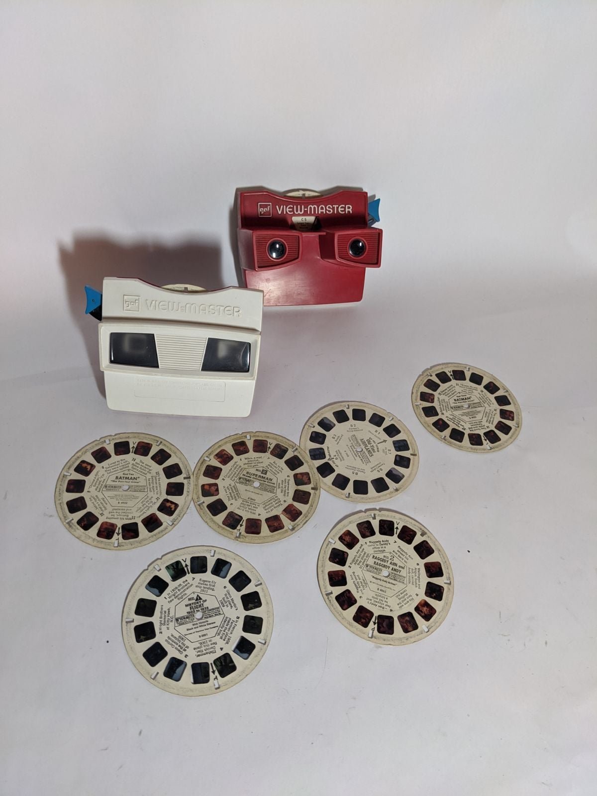(2) View Masters with slides Superman Batman. #37