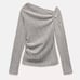 Zara (set) textured top and wide leg pants