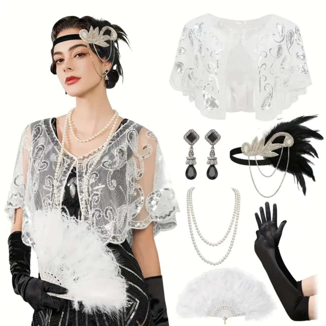 1920s Retro Accessory Set Great Gatsby Roaring Series Costume Accessories