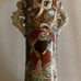 Chinese old vase with handpainting