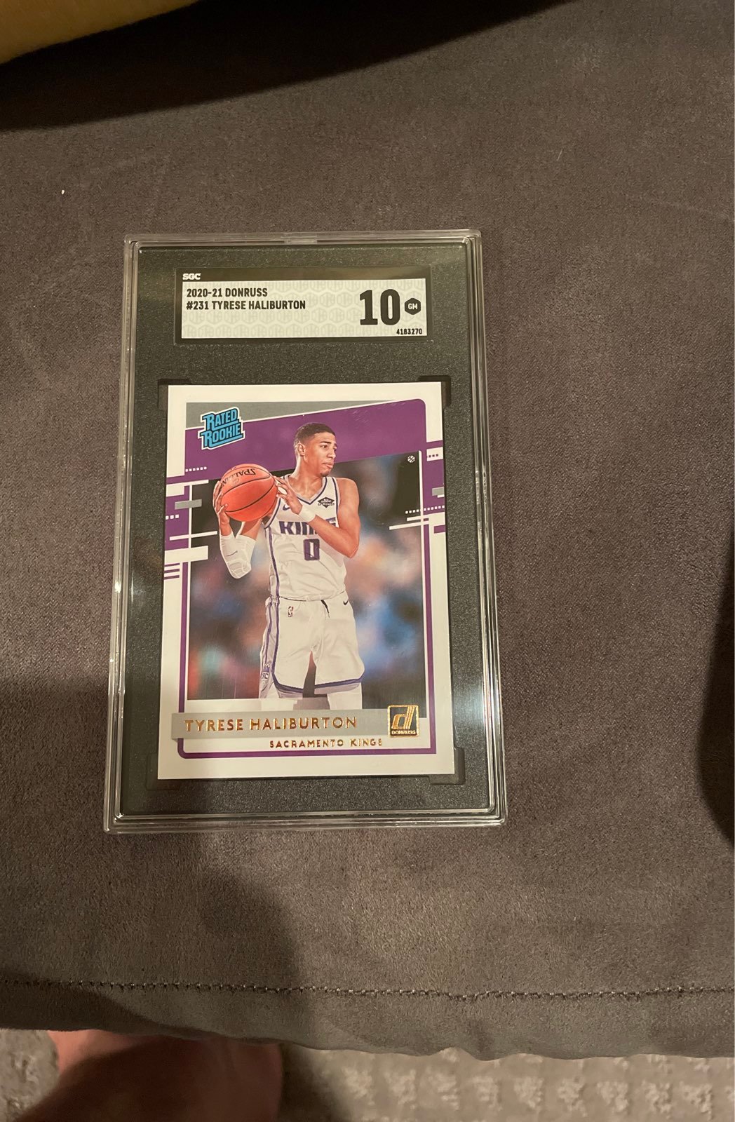 Tyrese Haliburton sgc 10 rookie card