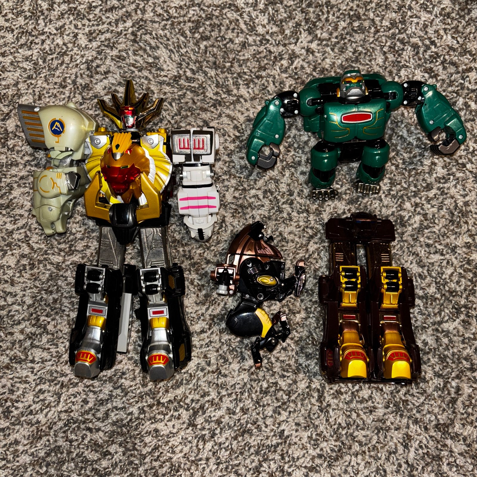 VTG MMPR POWER RANGERS WILD FORCE MEGAZORD LOT GOOD CONDITION