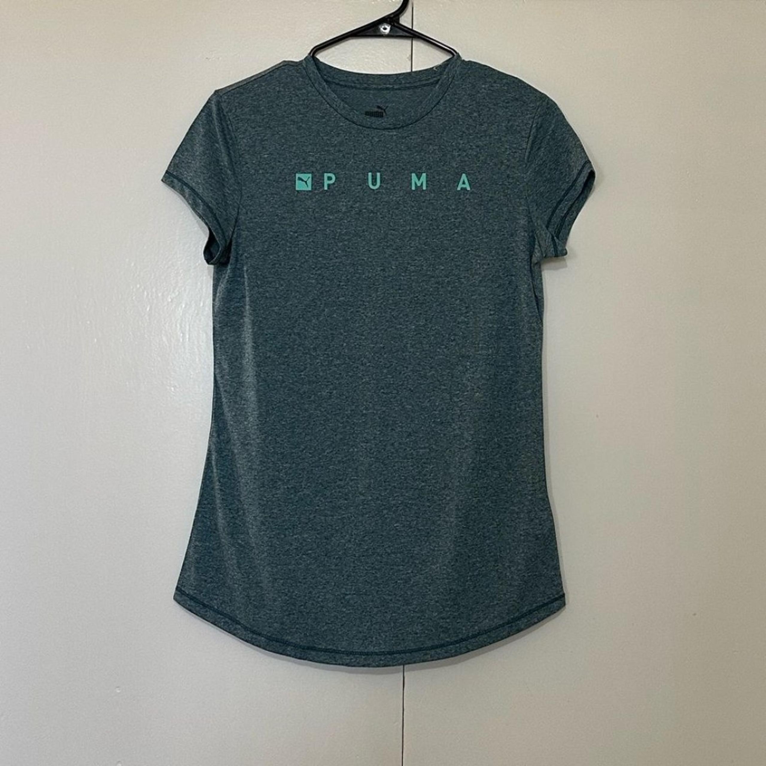 NWT Puma Women’s DryCell Moisture Management Short Sleeve T-Shirt Green Size S