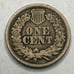 1864 Oak Wreath Shield U.S. Copper Indian Head Penny