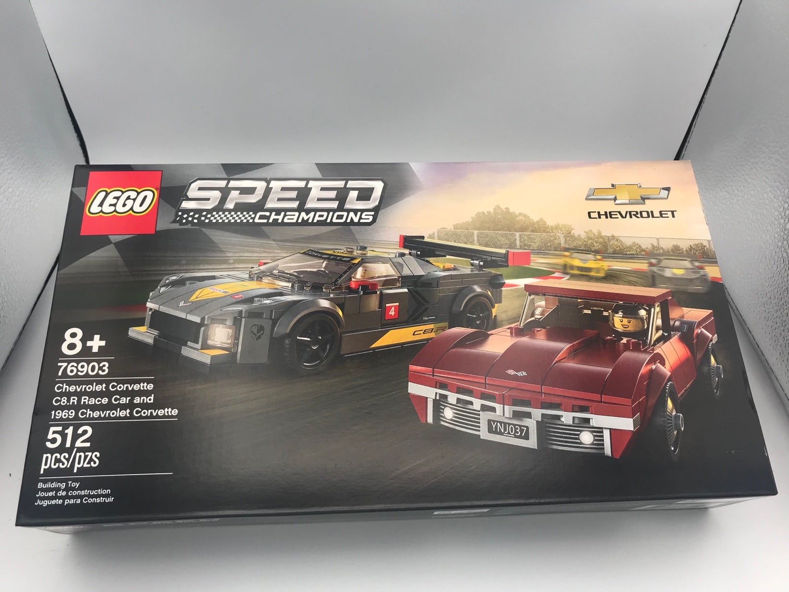 LEGO Speed Champions 76903 Chevrolet Corvette C8.R & 1969 Corvette. NEW/SEALED