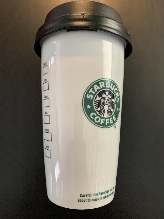 2009 Starbucks Coffee Ceramic Cup 12 oz