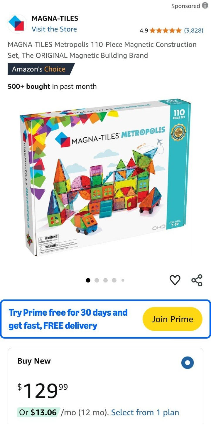 FNJO magnetic Blocks