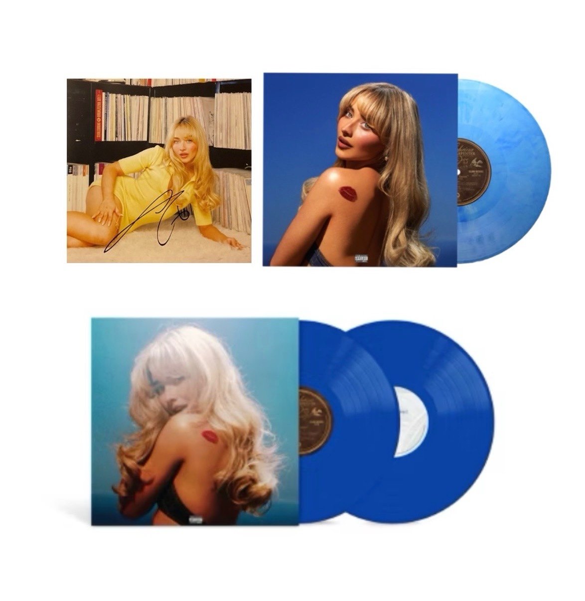 Sabrina Carpenter Short N’ Sweet Signed Insert LP & Deluxe Vinyl Bundle
