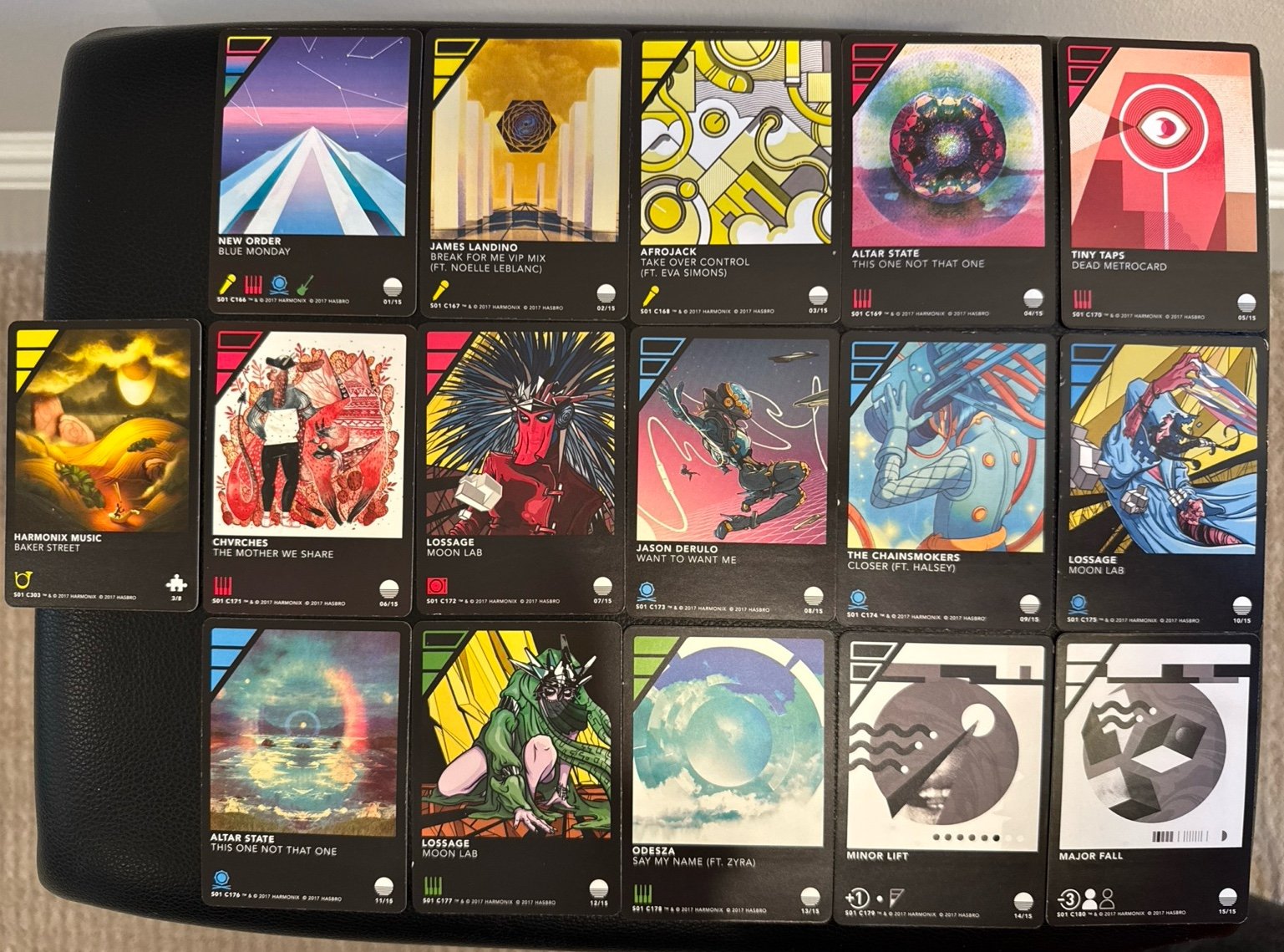 Hasbro DropMix CHILLER Playlist pack of 15 cards + 1 Baffler (Baker Street)