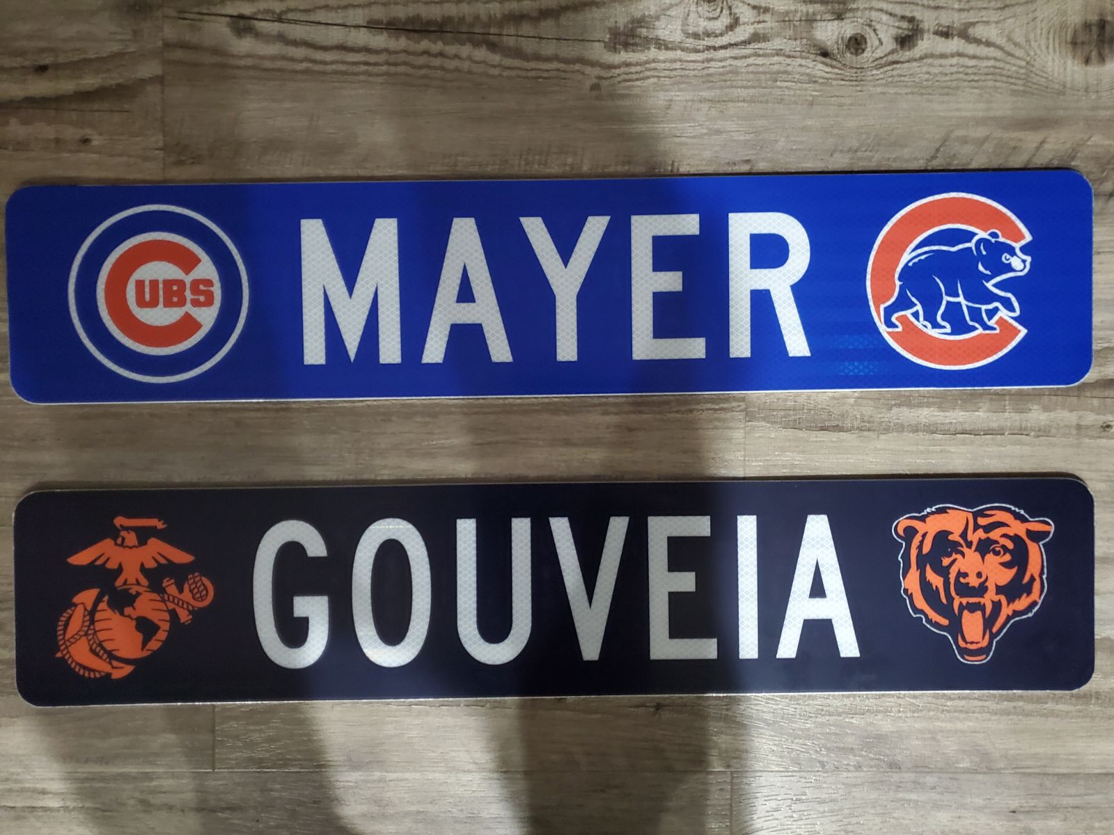 Custom authentic street signs cubs