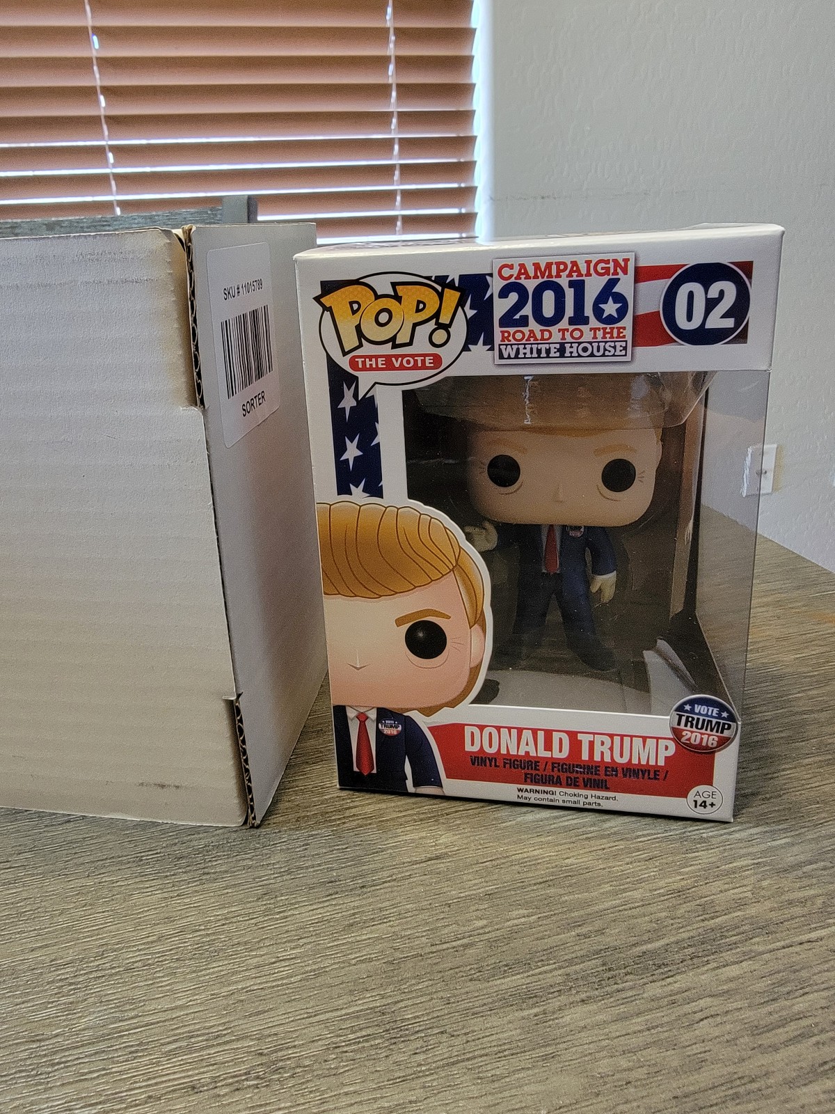 Funko Pop Donald Trump Campaign 2016, Real not fake