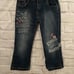 SOUTH POLE Jeans Capris Womens 13 Juniors Patches Graphics 1991 Stretchy