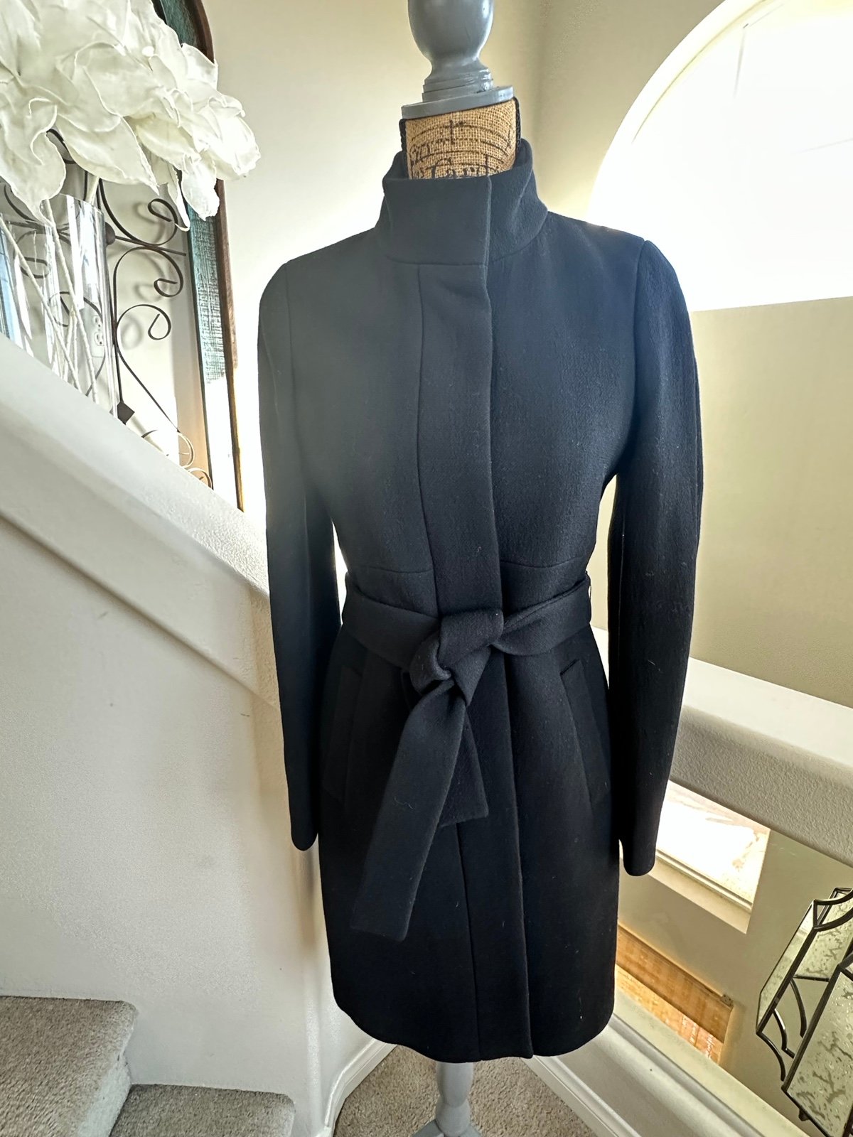 J Crew Italian Wool Coat, Size 6