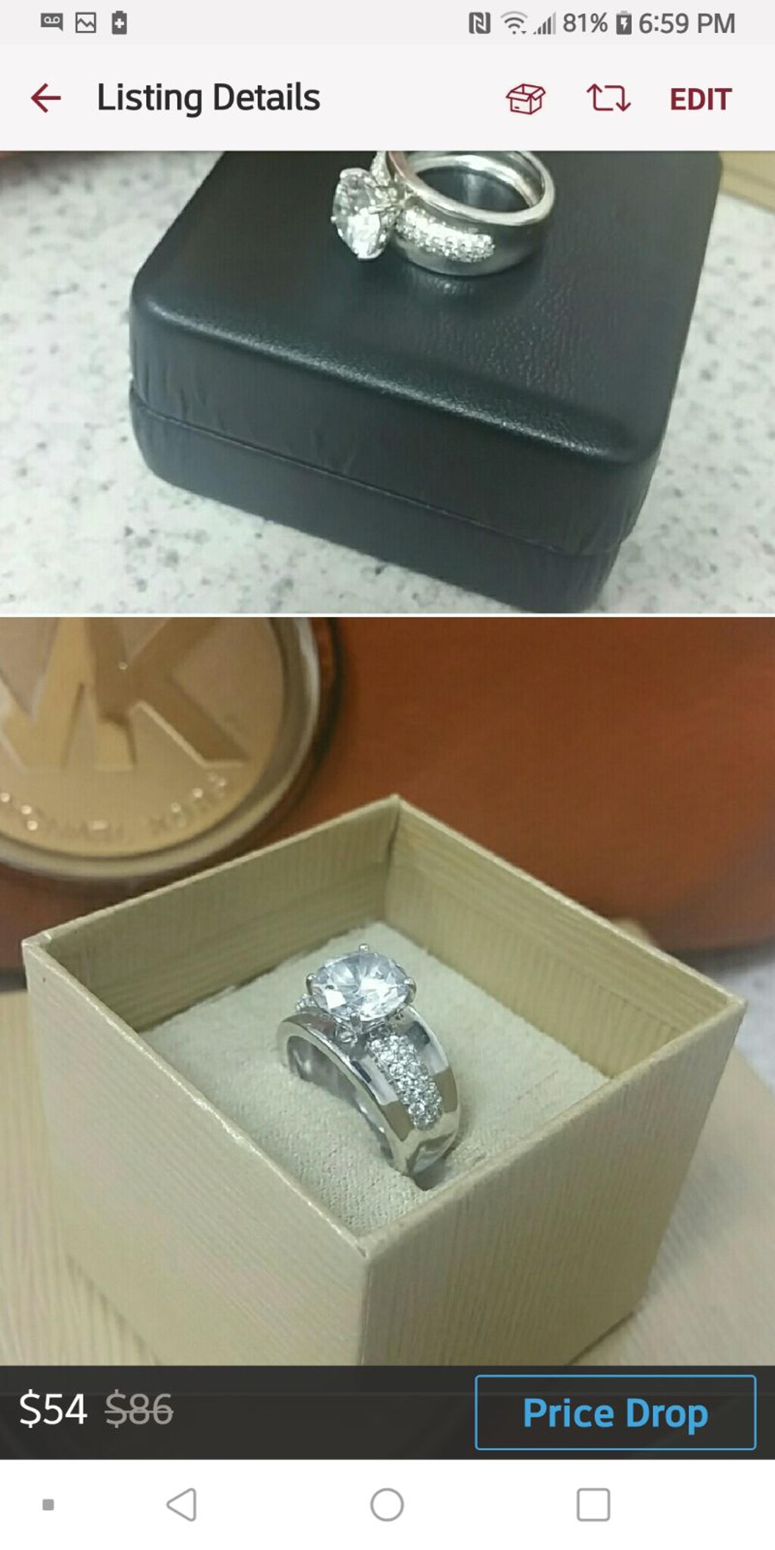 Sterling Silver Rodium Plated