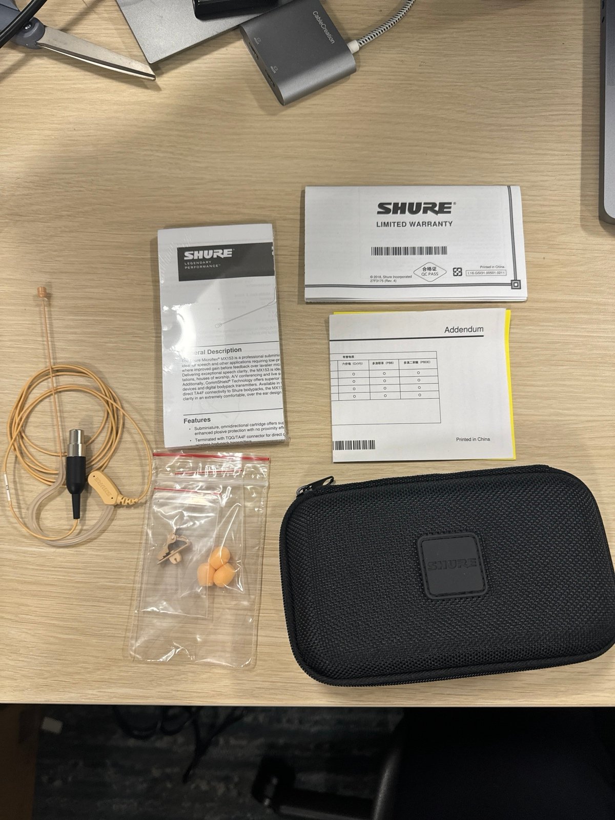 Shure MX153 Microphone
