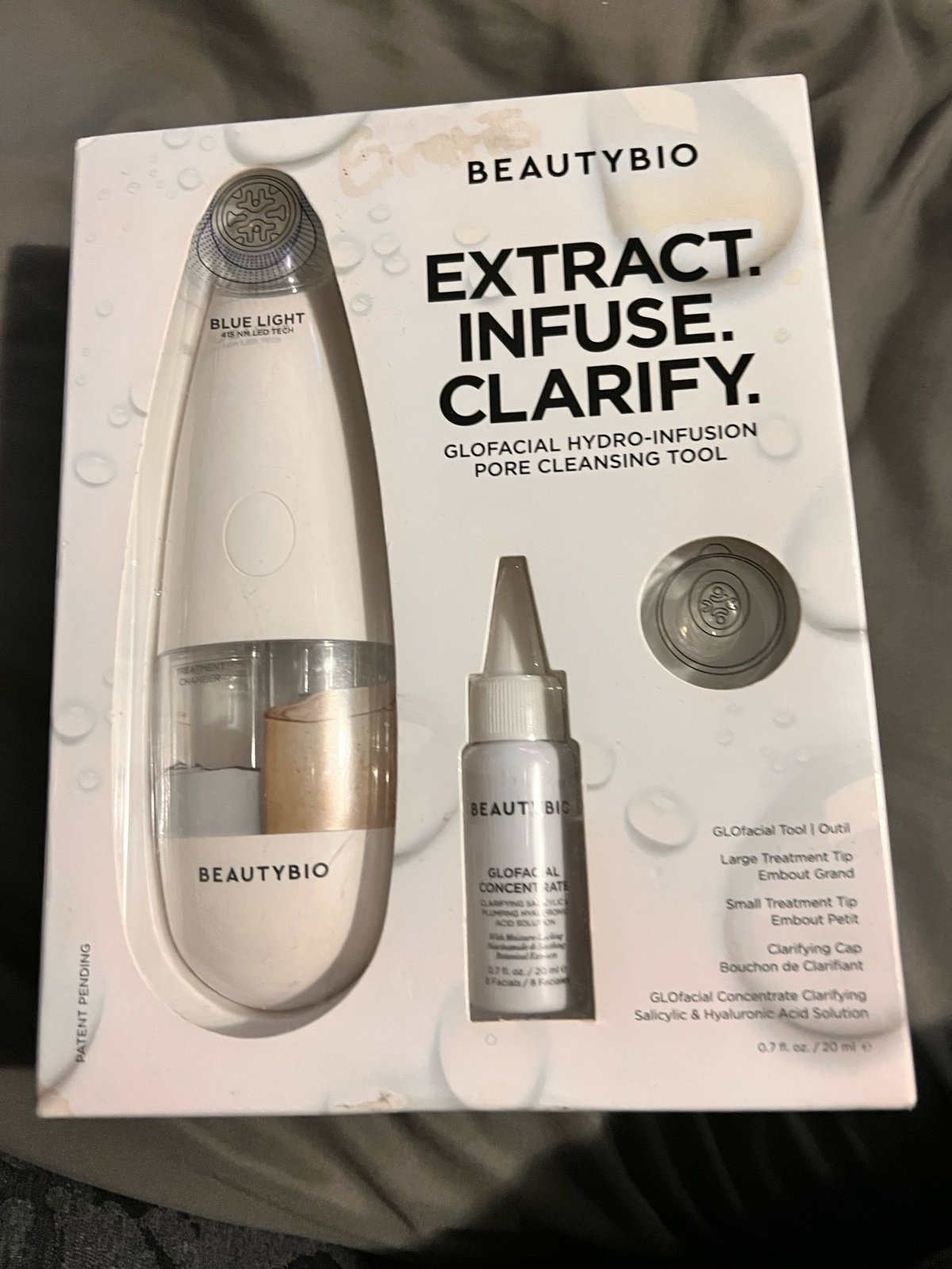 BeautyBio GloFacial Tool Pore-cleansing at-home hydration facial tool