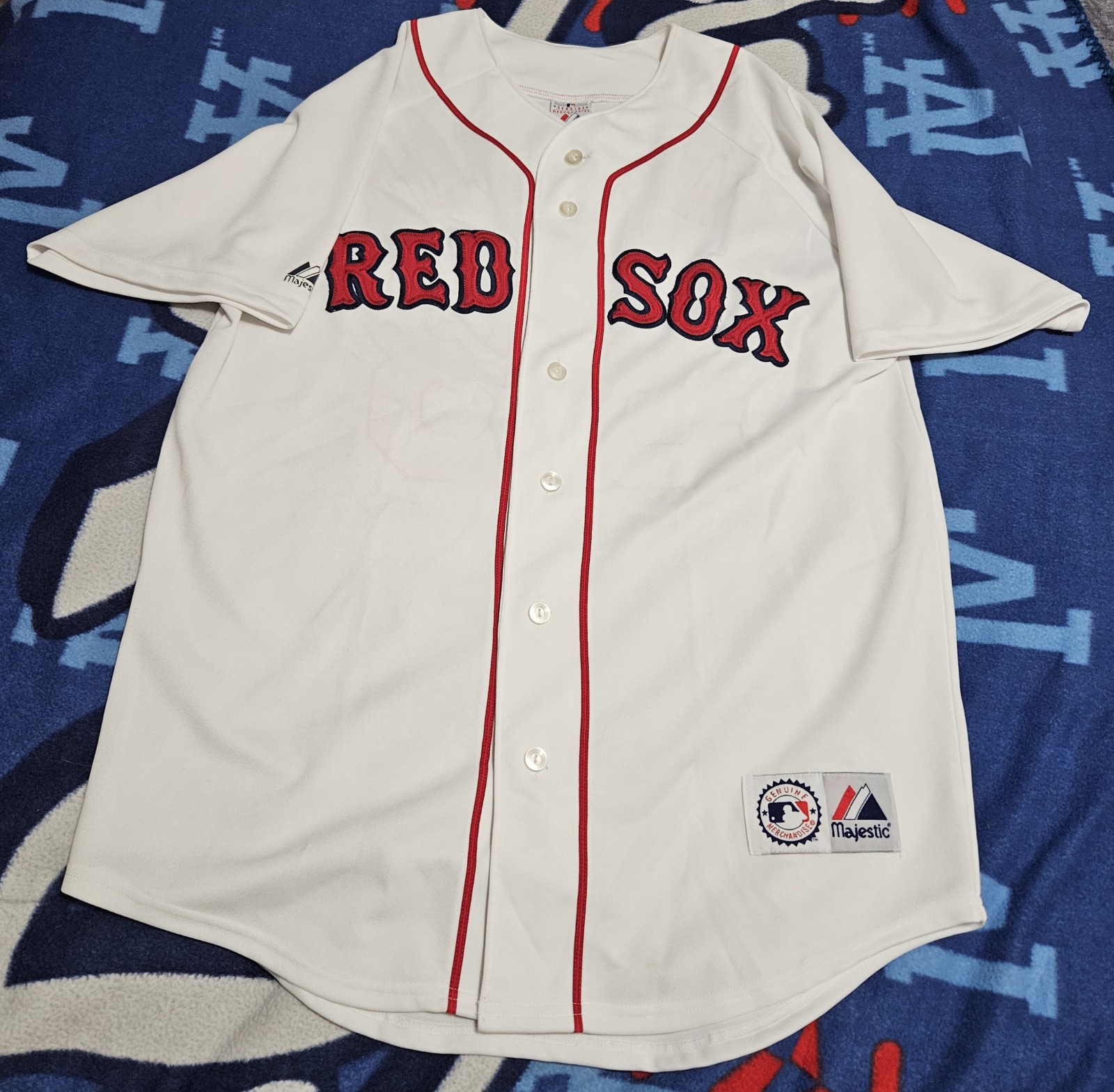 Used Vinatge Late 2000 Boston Red Sox Jonathan Papelbon Majestic Jersey, Men's M