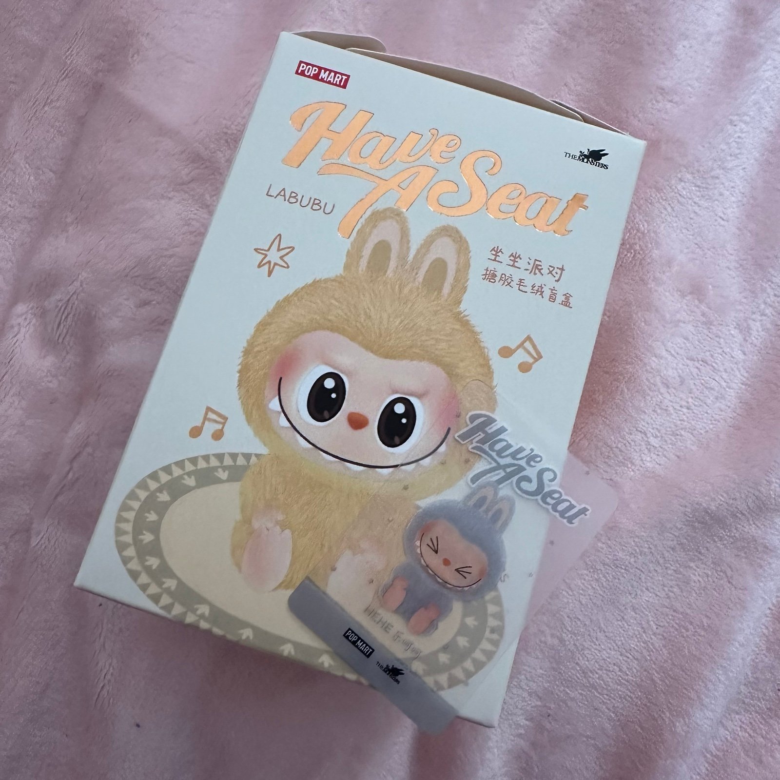 POPMART LABUBU ラブブ Have a seat Hehe THE MONSTERS - Have a Seat Vinyl Plush Blind Box | Blind