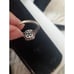 925 Sterling Silver Blue Stone Ring Sz9