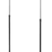 Adjustable Garment Rack - Rolling Clothes Organizer - Black and Chrome