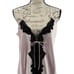 Oscar De La Renta Pink Label Lace Trim Nightie Gown Pink/Black Size XL