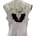 Oscar De La Renta Pink Label Lace Trim Nightie Gown Pink/Black Size XL