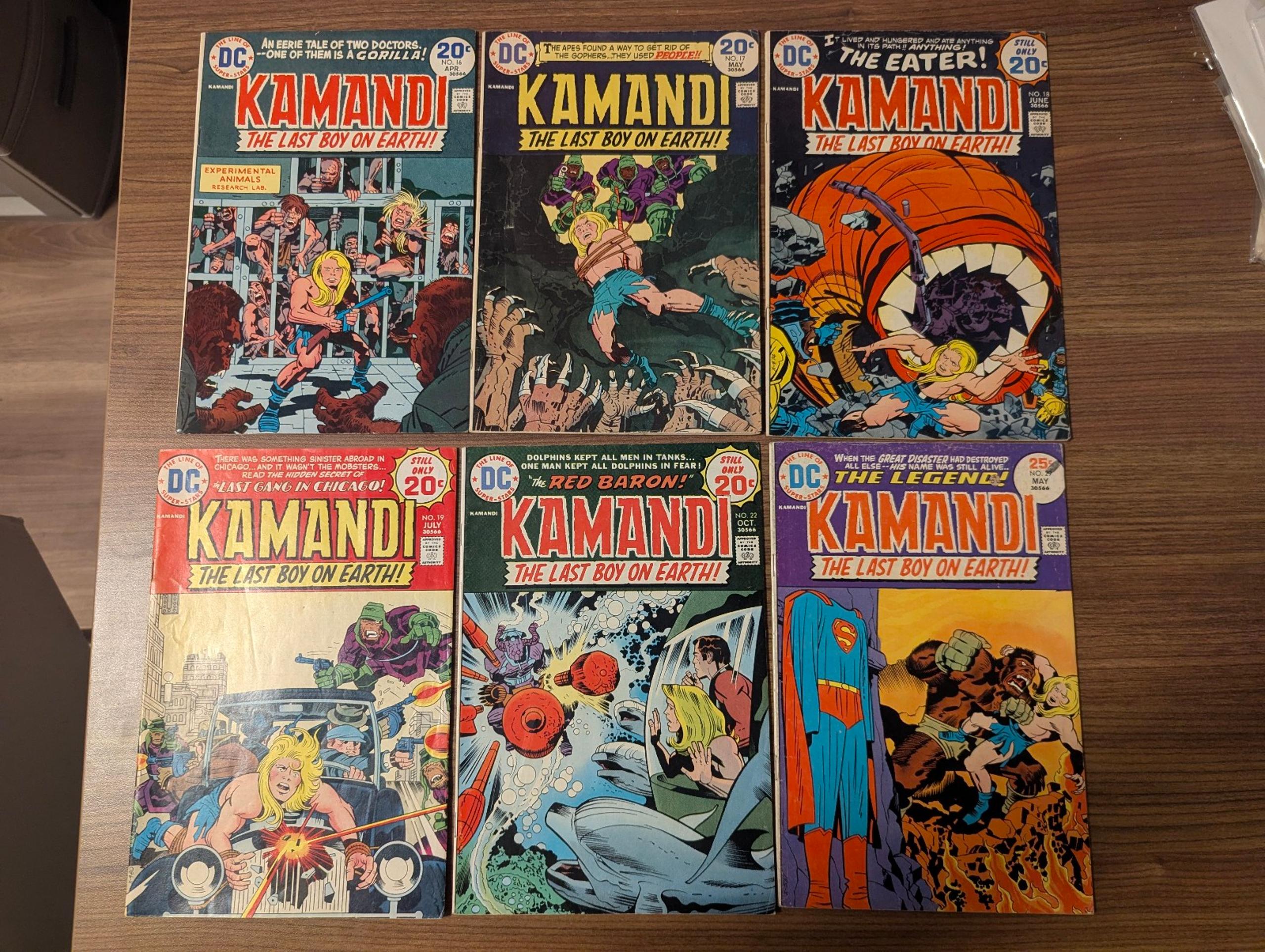 DC Comics Kamandi Comic Book Lot
