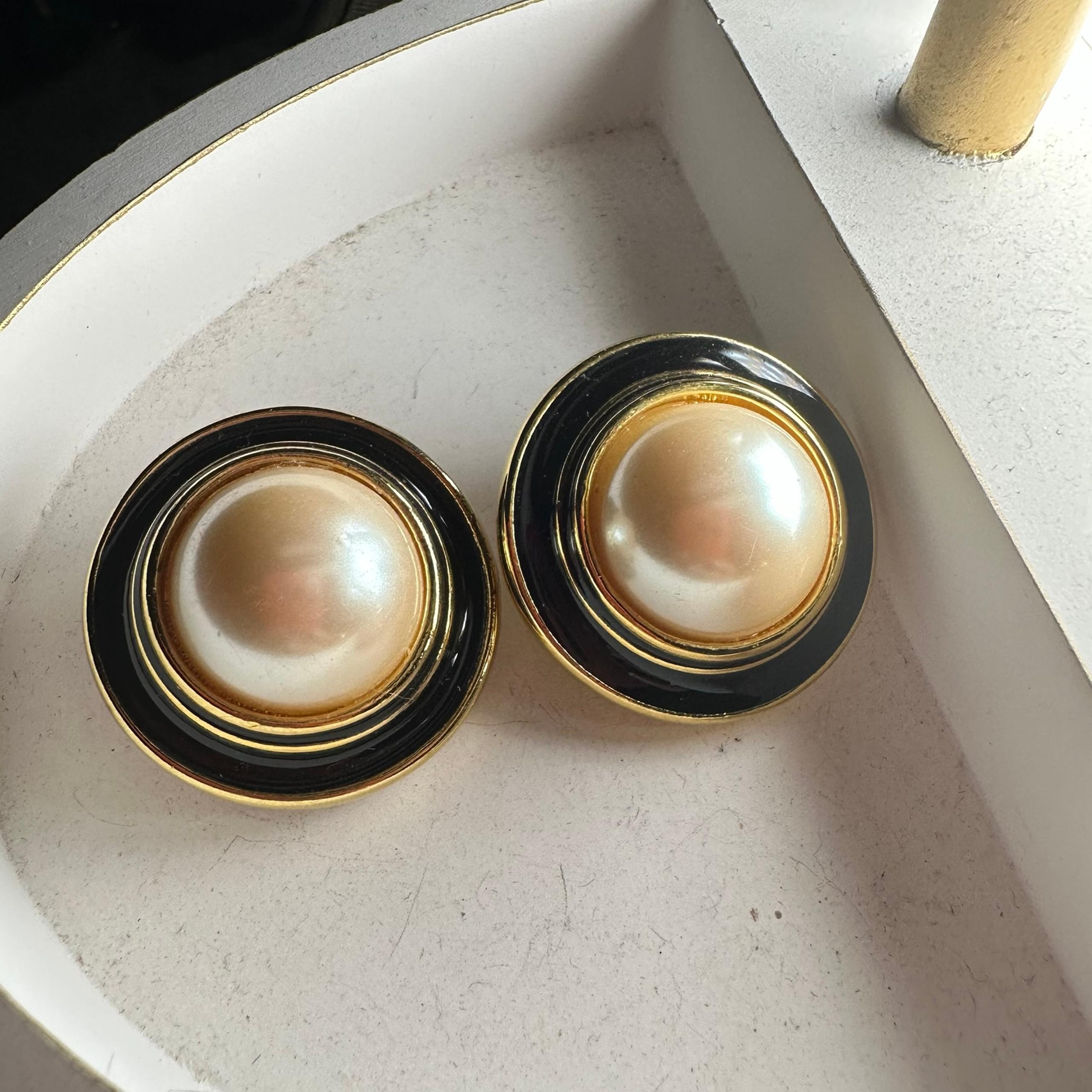 Vintage Givenchy clip on earrings