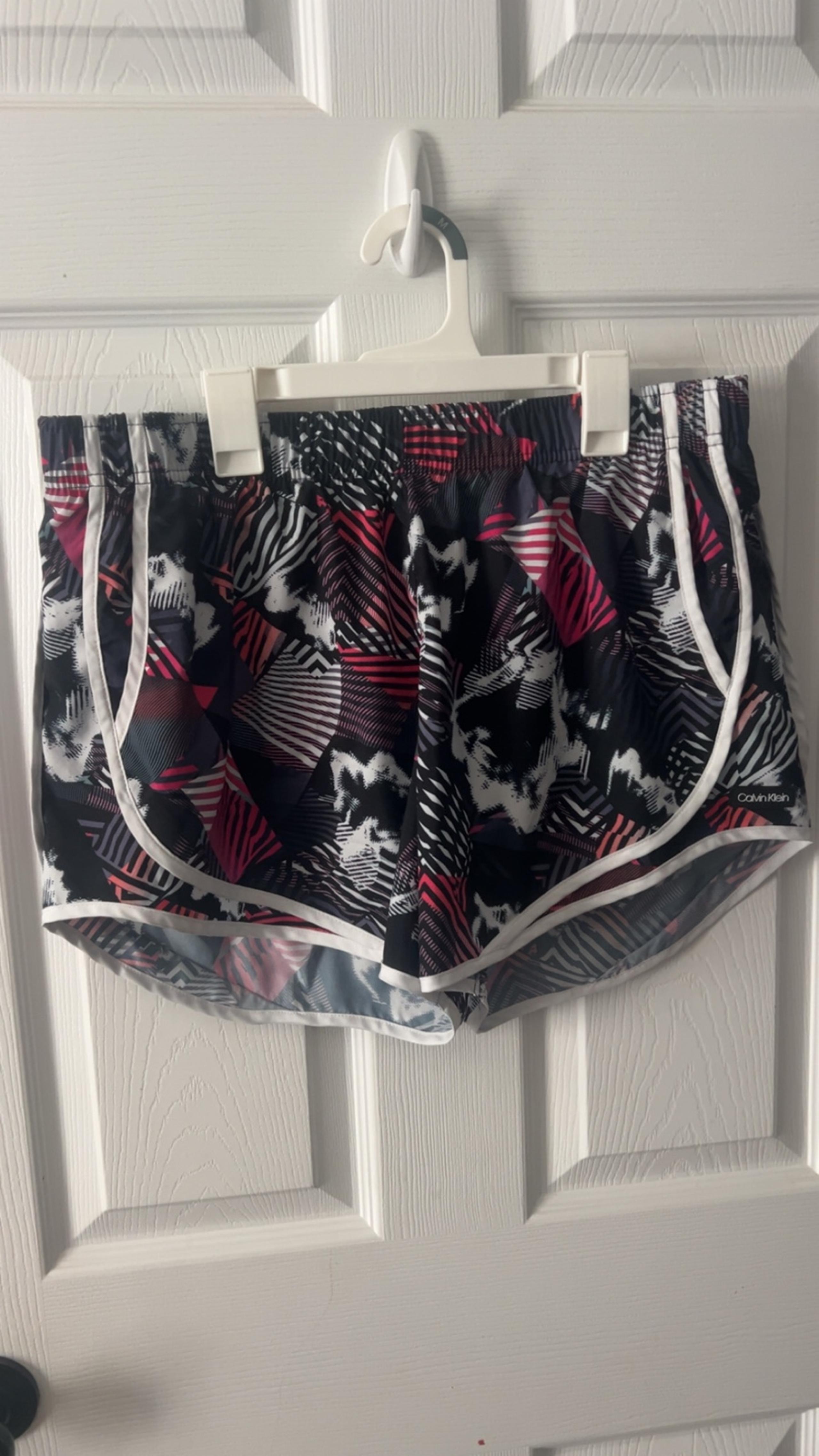 Calvin Klein Athletic Shorts Black and Pink Size Large