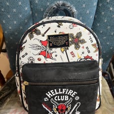 Stranger Things Hellfire Club Mini Backpack by Bioworld new with tag