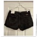 KANCAN BLACK RIPPED JEAN SHORTS LARGE NEW!