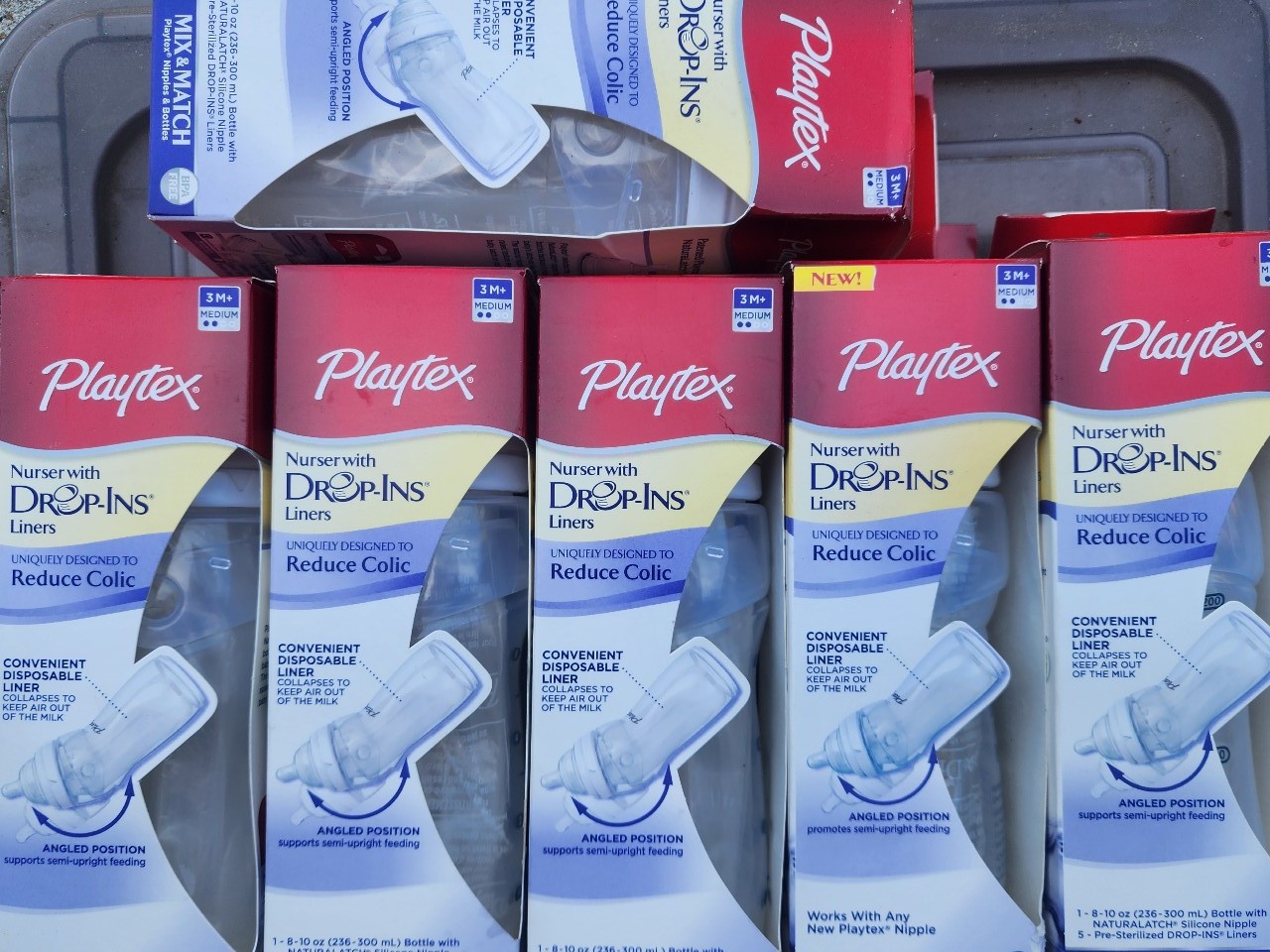 Playtex Nurser Bottles x6